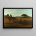 La cerca de cepillo Primavera - Winslow Homer — cuadro enmarcado en la pared