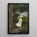 La corneta de cenar Sonar la corneta en la orilla del mar - Winslow Homer — cuadro enmarcado en la pared