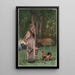 La laitière - Winslow Homer — cuadro enmarcado en la pared