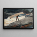 El Porteo - Winslow Homer — cuadro enmarcado en la pared