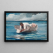 L'éventail d'eau - Winslow Homer — cuadro enmarcado en la pared
