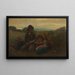 Los niños con la sandía - Winslow Homer — cuadro enmarcado en la pared