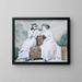 Dos damas - Winslow Homer — cuadro enmarcado en la pared