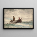 Prieuré de Tynemouth, Inglaterra - Winslow Homer — cuadro enmarcado en la pared