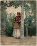 Under a Palm Tree - Winslow Homer — artwork view