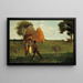 Weaning of the Calf - Winslow Homer — framed artwork on a wall