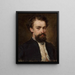 Retrato de Wodzimierz de Rosenwerth Ruycki - Witold Pruszkowski — cuadro enmarcado en la pared