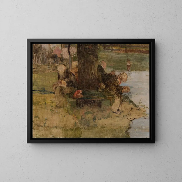 Vegetación - Witold Wojtkiewicz — cuadro enmarcado en la pared