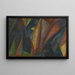 Yellow Mountain - Wladimir Burliuk — framed artwork on a wall