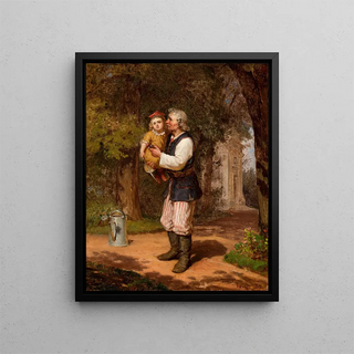 Wojciech Gerson - Gardener and a Little Colonel.webp