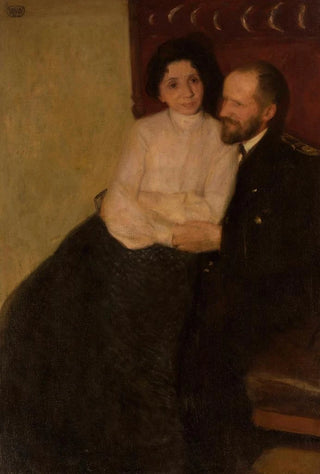 Wojciech Weiss - Portrait of artists sister and her husband.webp