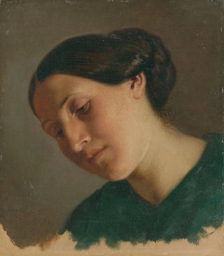 Woldemar Hottenroth - Kopfstudie einer Frau.webp