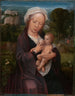 Virgen con el Niño - Taller de Adriaen Isenbrant — vista de la obra