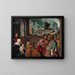 L'Adoración de los Reyes Magos - Taller de Cornelis Engebrechtsz — cuadro enmarcado en la pared