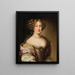 Retratos de Cristina Dudley Paleotti - Taller de Ferdinand Voet — cuadro enmarcado en la pared