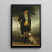 Charles IV of Spain as a Hunter - Francisco de Goya Workshop — framed artwork on a wall