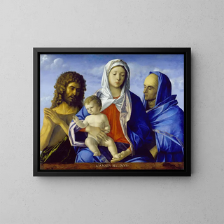 Workshop of Giovanni Bellini - Madonna and Child with Saints John the Baptist and Elizabeth.webp
