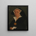 Lady Rich Elizabeth Jenks is deceased in 1558 - Workshop of Hans Holbein the Younger — framed artwork on a wall