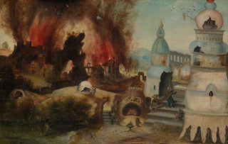 Workshop of Herri met de Bles - The Temptation of Saint Anthony.webp