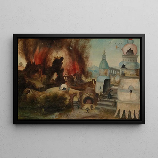Workshop of Herri met de Bles - The Temptation of Saint Anthony.webp