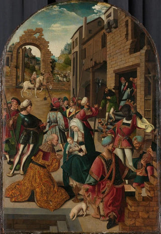 Workshop of Jacob Cornelisz van Oostsanen - The Adoration of the Magi.webp