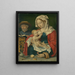 Santa Familia - Taller de Joos van Cleve — cuadro enmarcado en la pared