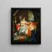 La emperatriz Marie-Louise velando al rey de Roma dormido - Taller de Joseph Franque — cuadro enmarcado en la pared