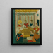 Birth of the Virgin - Pedro García de Benabarre Workshop — framed artwork on a wall