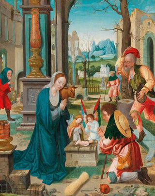 Workshop of Pieter Coecke van Aelst - The Adoration of the Shepherds.webp
