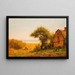 Una casa junto al mar - Worthington Whittredge — cuadro enmarcado en la pared
