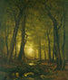 Noche en el bosque - Worthington Whittredge — vista de la obra