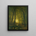 Noche en el bosque - Worthington Whittredge — cuadro enmarcado en la pared