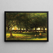 Midi dans le verger - Worthington Whittredge — cuadro enmarcado en la pared