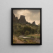 Vista pastoral estival de Kallenfels - Worthington Whittredge — cuadro enmarcado en la pared
