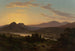 Vista del amanecer sobre Drachenfels desde Rolandseck - Worthington Whittredge — vista de la obra
