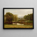 El Bautismo - Worthington Whittredge — cuadro enmarcado en la pared