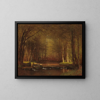 Worthington Whittredge - Trout Brook in the Catskills.webp