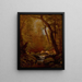 Pesca con trucha - Worthington Whittredge — cuadro enmarcado en la pared
