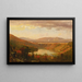 Vista de las cataratas de Kaaterskill - Worthington Whittredge — cuadro enmarcado en la pared