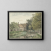 la vista de la propiedad de Watergoor cerca de Nijkerk - Wybrand Hendriks — cuadro enmarcado en la pared