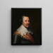 Retrato de Ernst Casimir I 1573-1632 Conde de Nassau-Dietz - Wybrand de Geest — cuadro enmarcado en la pared