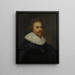 Self-portrait - Wybrand de Geest — framed artwork on a wall