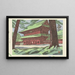 Temple Zojoji - Yamaguchi Gen — framed artwork on a wall