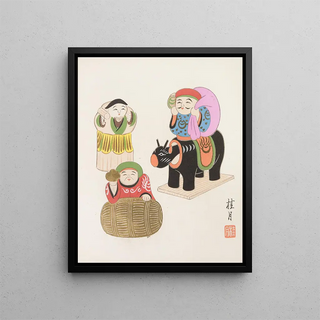 Yamashita Hakuba - Japanese Folk Toys Kydo gangu sh haru Pl15.webp