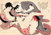 Dos amantes - Yanagawa Shigenobu — vista de la obra