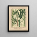 Icons of Japanese Bamboo Pl09 - Yasuyoshi Shirasawa — framed artwork on a wall
