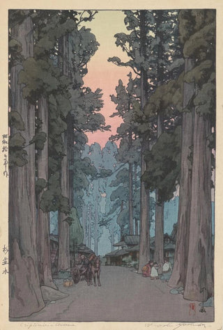 Yoshida Hiroshi - Crytomeria Avenue Sugi Namiki.webp