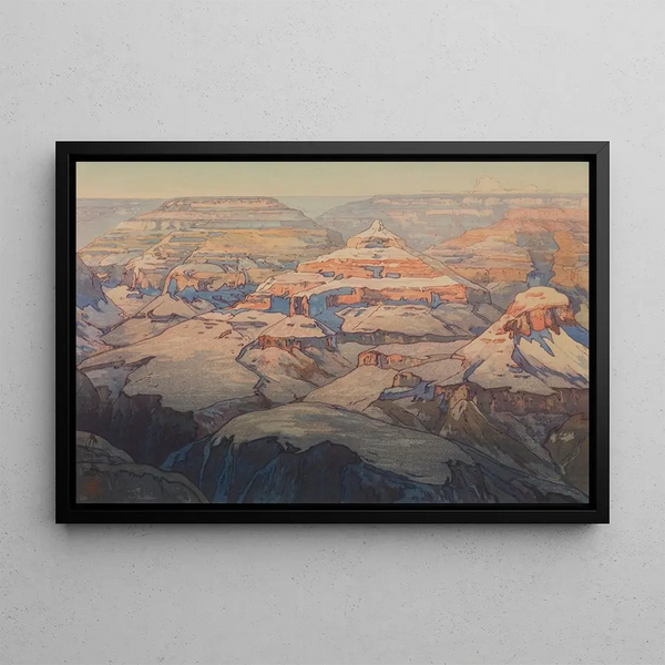 Gran Cañón de la serie Los Estados Unidos - Yoshida Hiroshi — cuadro enmarcado en la pared