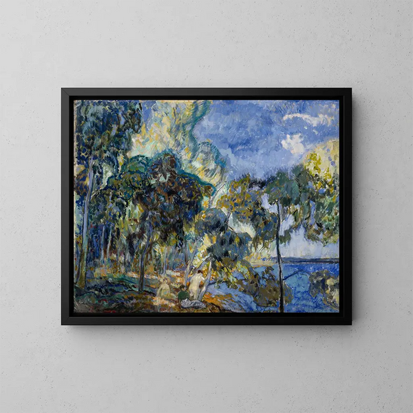 Landscape of Korpilahdi - Yrjö Ollila — framed artwork on a wall