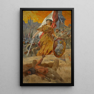 Zdzisaw Jasiski - Allegory of the victory in 1920.webp